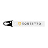 Ruban avec logo Equestro pour porte-manteaux - Blanc