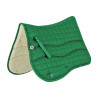 Tapis de selle Burioni rectangulaire LAINE/COTON - Vert