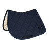 Tapis de saut Equestro imprimé monogramme - Marine blazer / noir