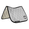 Tapis de dressage Equestro matelassé oignon - Brume portuaire