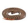 Mecate nylon tressé Schutz Brothers - Tan / chocolat foncé / marron