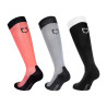 Chaussettes Equestro technical Basic par 3 - Fleur du désert / brume portuaire / noir