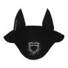 Bonnet Equestro en tissu technique avec logo en strass - Noir / noir