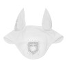 Bonnet Equestro en tissu technique avec logo en strass - Blanc / blanc