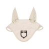 Bonnet anti-mouches Equestro cube stretch technical avec logo - Blanc antique