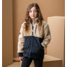 Polaire Borg enfant zippée Horseware AA Lori - Sable / marine