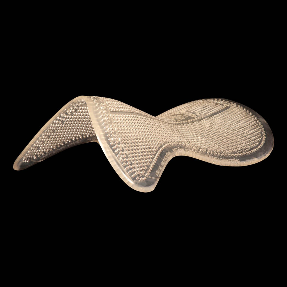 Tapis De Selle Acavallo Gel Transparent - Taille Unique, Confort Optimal Pour Cheval