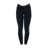 Pantalon slim femme Equestro Ridertechnology full grip - Noir