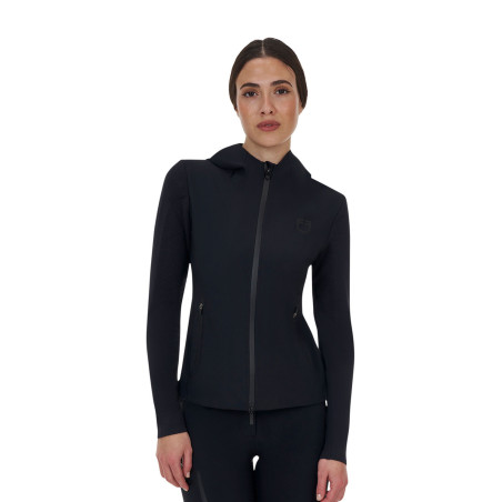 Sweat technique femme Equestro Ridertechnology capuche