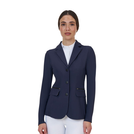 Veste de concours femme Equestro Ridertechnology coutures thermosoudées