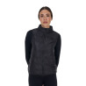 Veste sans manches femme Equestro Ridertechnology coutures thermosoudées - Noir