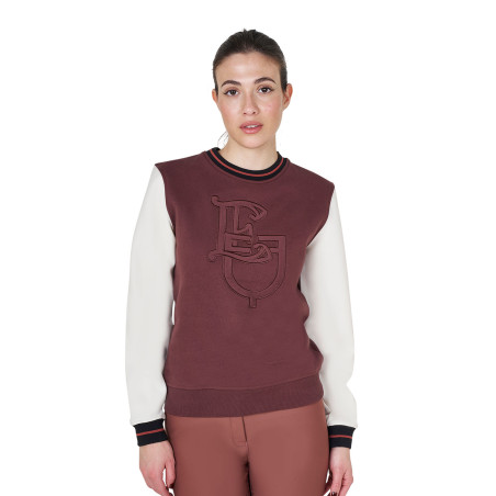 Sweatshirt Equestro femme EQ col rond