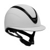 Casque Apocalypse Equestro femme coque revêtue de tissu homologation EN 1384-2023 - Brume du port