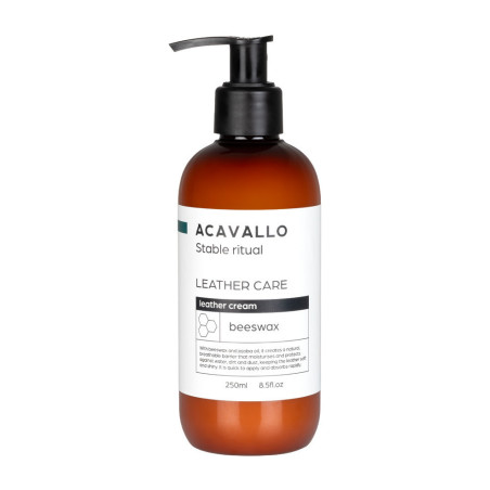 Crème pour cuir à la cire d’abeille Acavallo