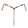 Collier de chasse Pool's à losanges - Marron