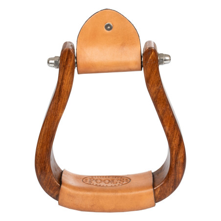 Étriers western Pool's ys standard en bois