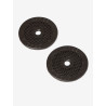 Rondelles de mors en gel Easy Fit LeMieux - Marron