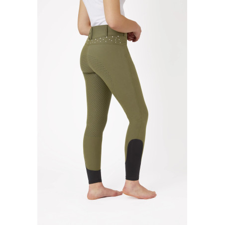 Pantalon Horze taille haute avec cristaux femme