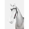 Bridon western Horze Futurity type licol noué avec conchos - Marron