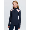 Sous-vêtement mesh Mia LeMieux Young Rider manches longues - Marine