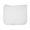 Tapis de dressage Montar avec cristaux gun metal - Blanc