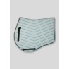 Tapis de saut blanc avec cristaux gunmetal Montar - Turin