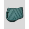 Tapis de saut blanc avec cristaux gunmetal Montar - Jade