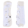 Guêtres de dressage Pro mesh pattes postérieures Imperial Riding - Blanc