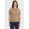 Polo pullover Harcour Cherry femme - Moka