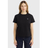 Tee-shirt Harcour Hydra manches courtes femme - Noir