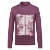 Haut enfant Imperial Riding Enjoy Frosty - Mauve foncé