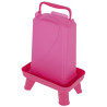 Abreuvoir en plastique sur pieds Kerbl - Rose