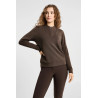 Sweat B Vertigo Kareina fonctionnel femme - Café turc