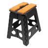 Marchepied pliable avec tapis en fibre de coco Waldhausen - Noir