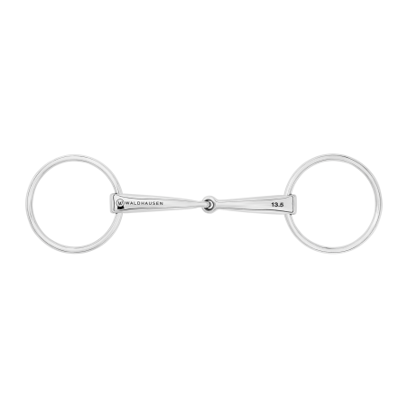 Mors de filet ergonomique brisure simple Waldhausen