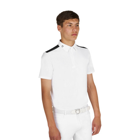Polo homme concours coupe slim manches courtes Equestro homme
