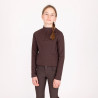 Sous-couche hiver manches longues jeune cavalier Aubrion Equestrian - Espresso