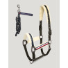 Licol et longe Tommy Hilfiger Equestrian Yale avec fourrure - Vert camo