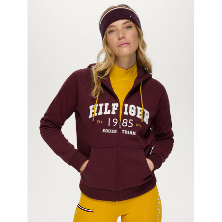 Sweat à capuche zippé Mills femme Tommy Hilfiger Equestrian