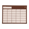 Tableau d'écurie magnetic Grooming Deluxe - Marron