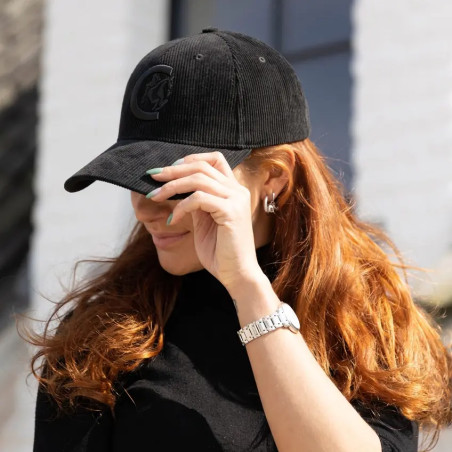 Casquette en velours côtelé