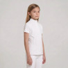 Polo de concours Kentucky fille classique manches courtes - Blanc