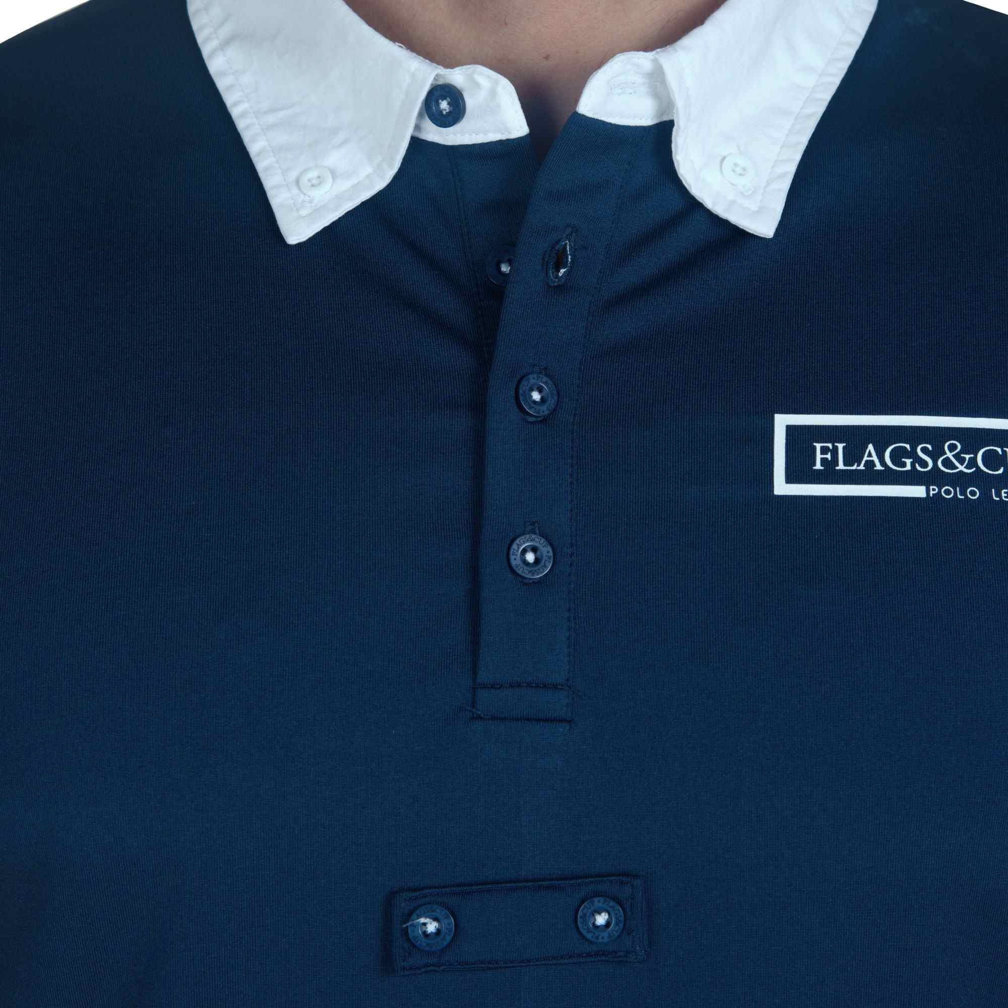 Polo Enfant Cartago manches courtes Flags & Cup Blanc Polo Enfant Cartago manches courtes Flags & Cup Blanc