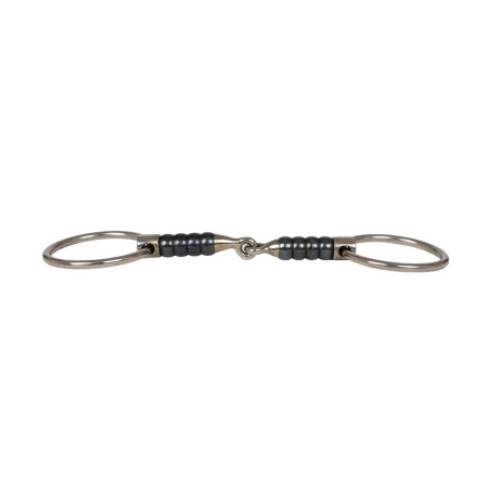 Mors simple Velari à anneaux simple brisure cherry roller sweet iron