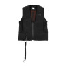 Gilet airbag avec protection dorsale pour enfants de plus de 25 kg Equestro - Noir