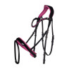 Bridon Manchester HKM - Noir / fuchsia