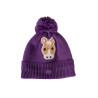 Bonnet Amina HKM enfant - Lilas foncé