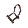 Licol en cuir Or rose Hobby Horsing HKM - Marron