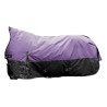 Couverture highneck HKM Norwich 600D 100g - Lilas / noir