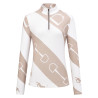 Top HV Polo Gwenny print femme - Chalk